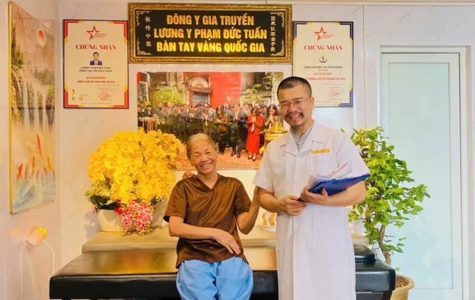 Không gian điều trị tại cơ sở Đông Y Athena