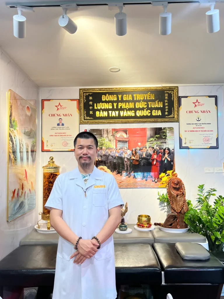 Khu vực vinh danh tại Đông Y Athena